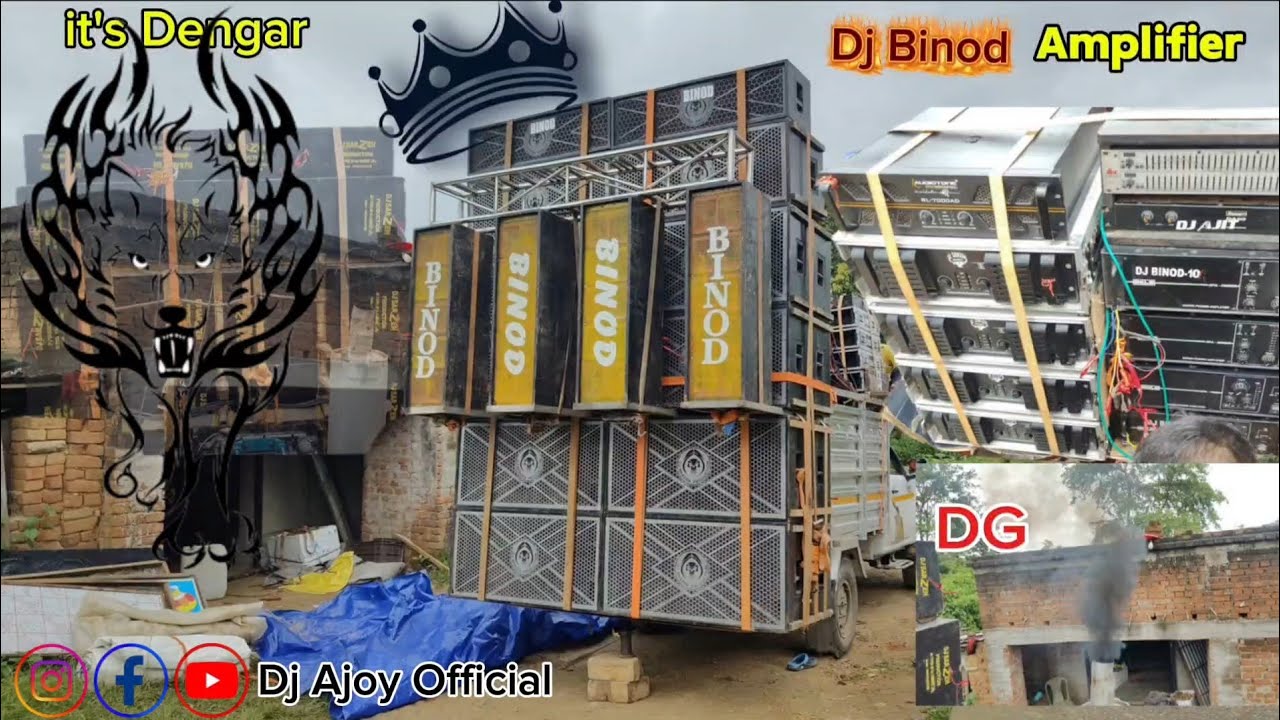 Dj Binod Kalyanpur It's Dengar Testing Pawor of #djsarzenproduction #djajoyofficial Only 10 Bess 
