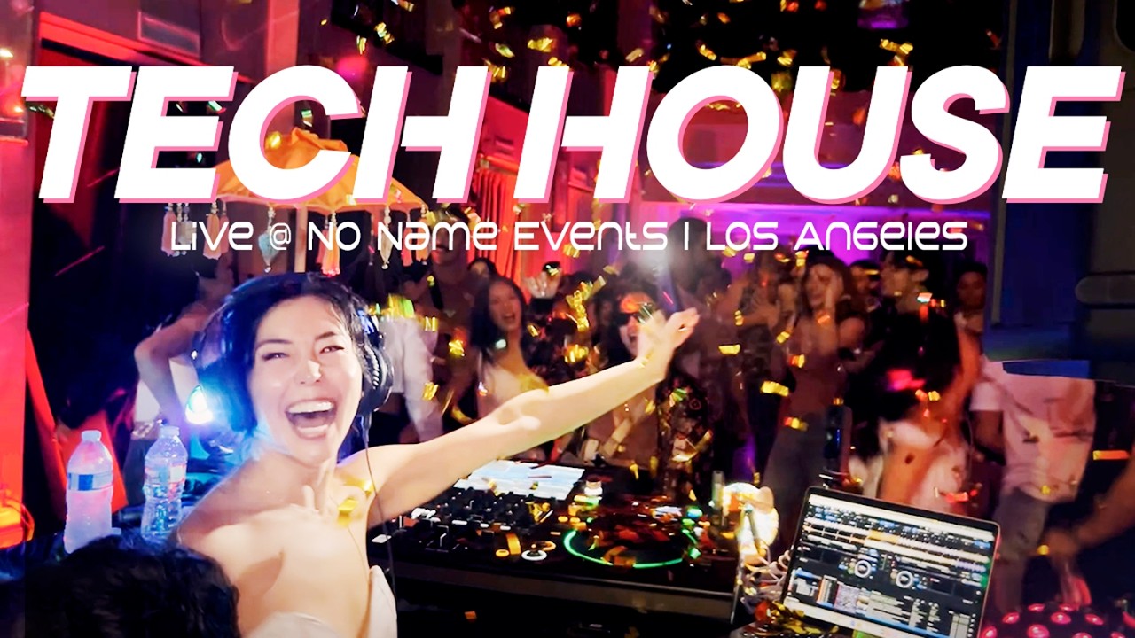 JINNY OHH - Tech House Live DJ Set | Baile Funk | NoName Popup Rave | Deco Building Los Angeles
