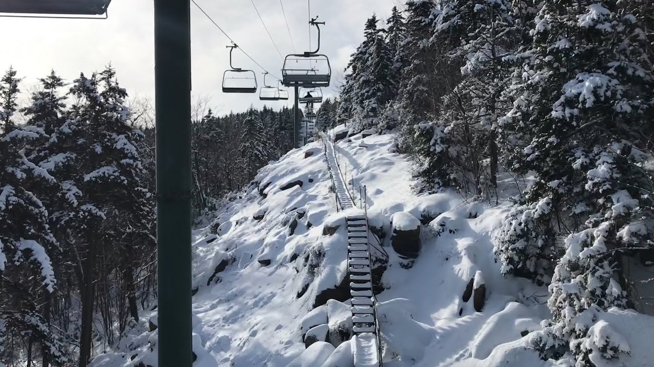 Ski Lift Ride To The Top: GunStock Mountain