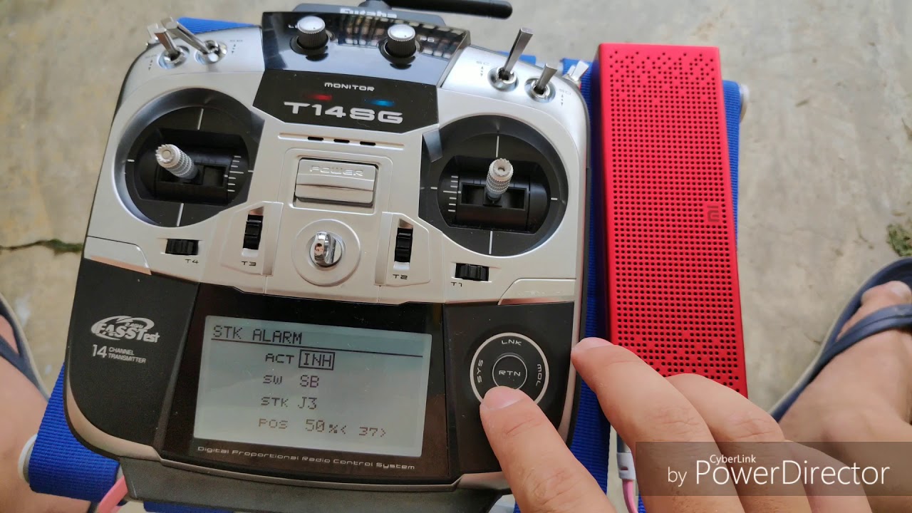 Futaba T14SG stick alarm and Earphone or speaker.