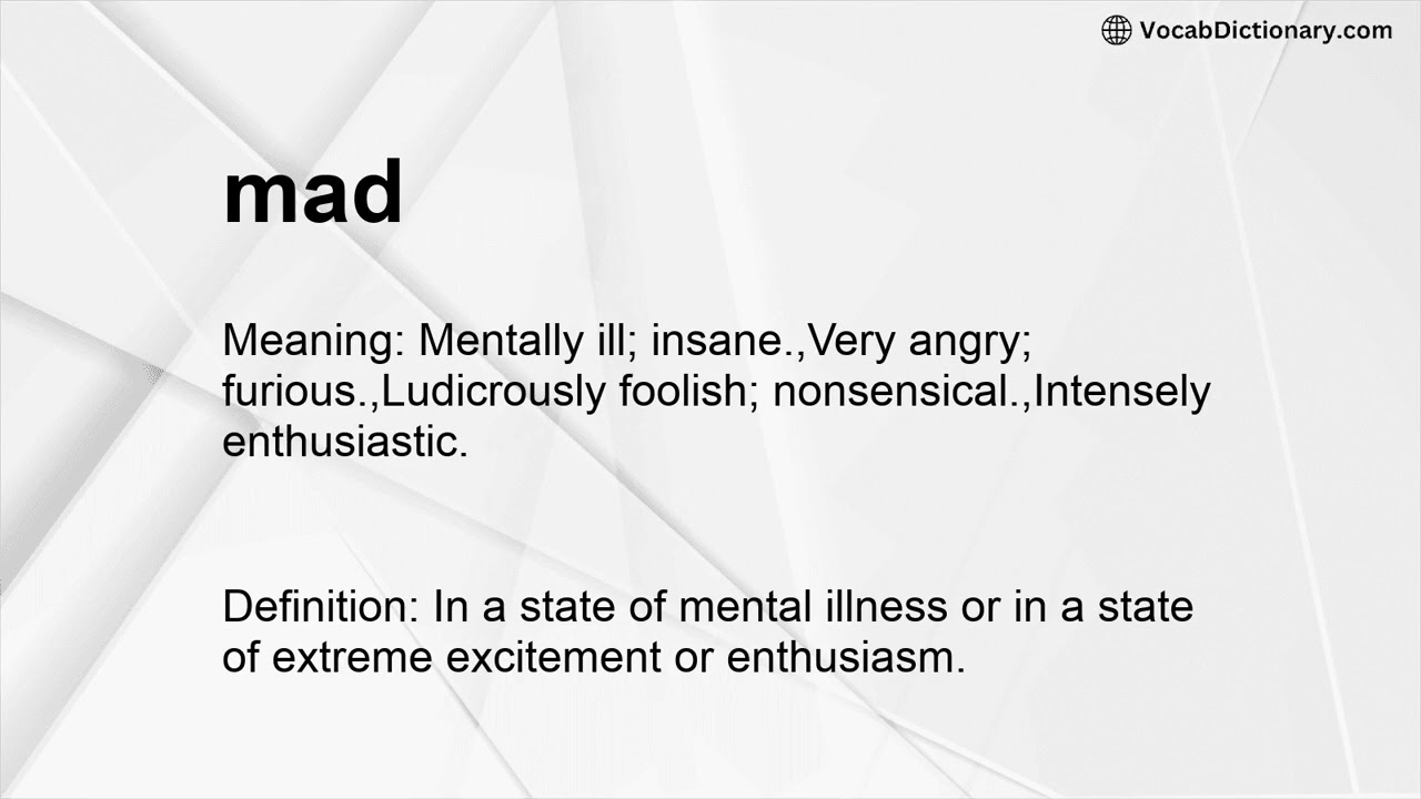 mad Meaning