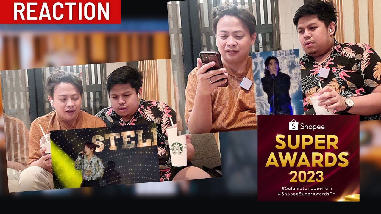 REACTION SB19 Stell and Pablo  at Shopee Super Awards 2023