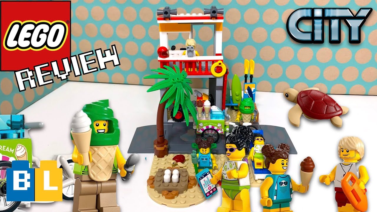 LEGO - 60328 - City - Beach Lifeguard Station 🌴 review!!