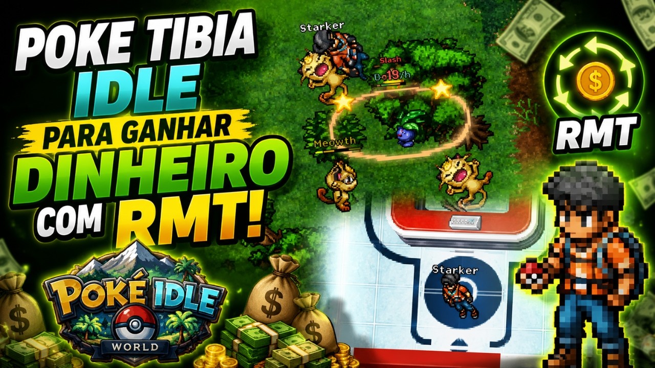 Poke Tibia IDLE with RMT!! Did TBH inspire an IDLE GAME FEVER? Poke Idle World