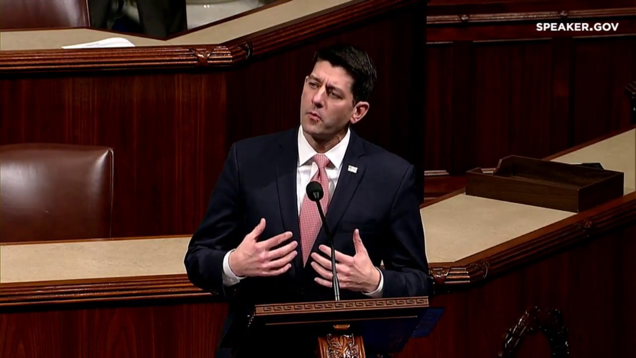 Speaker Ryan's Floor Speech on the Senate Democrats' Shutdown
