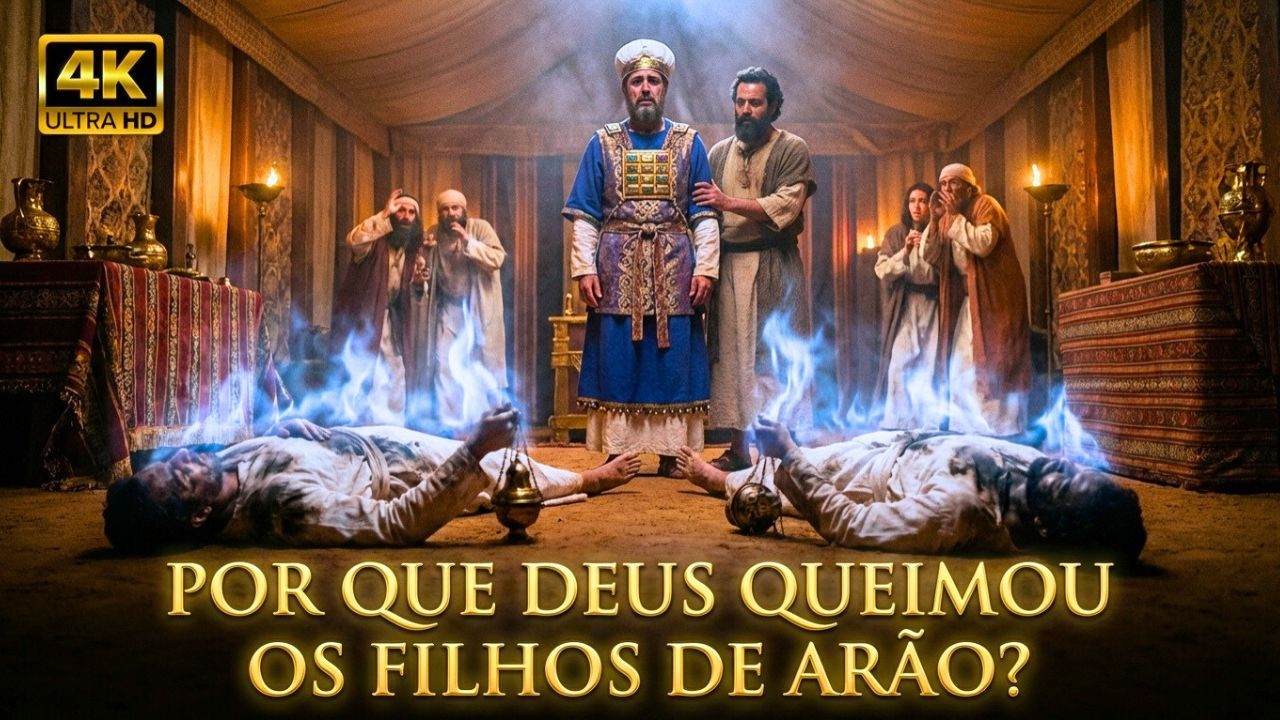 POR QUE DEUS QUEIMOU VIVOS OS DOIS FILHOS DE ARÃO? | A DESOBEDIÊNCIA QUE CUSTOU SUAS VIDAS