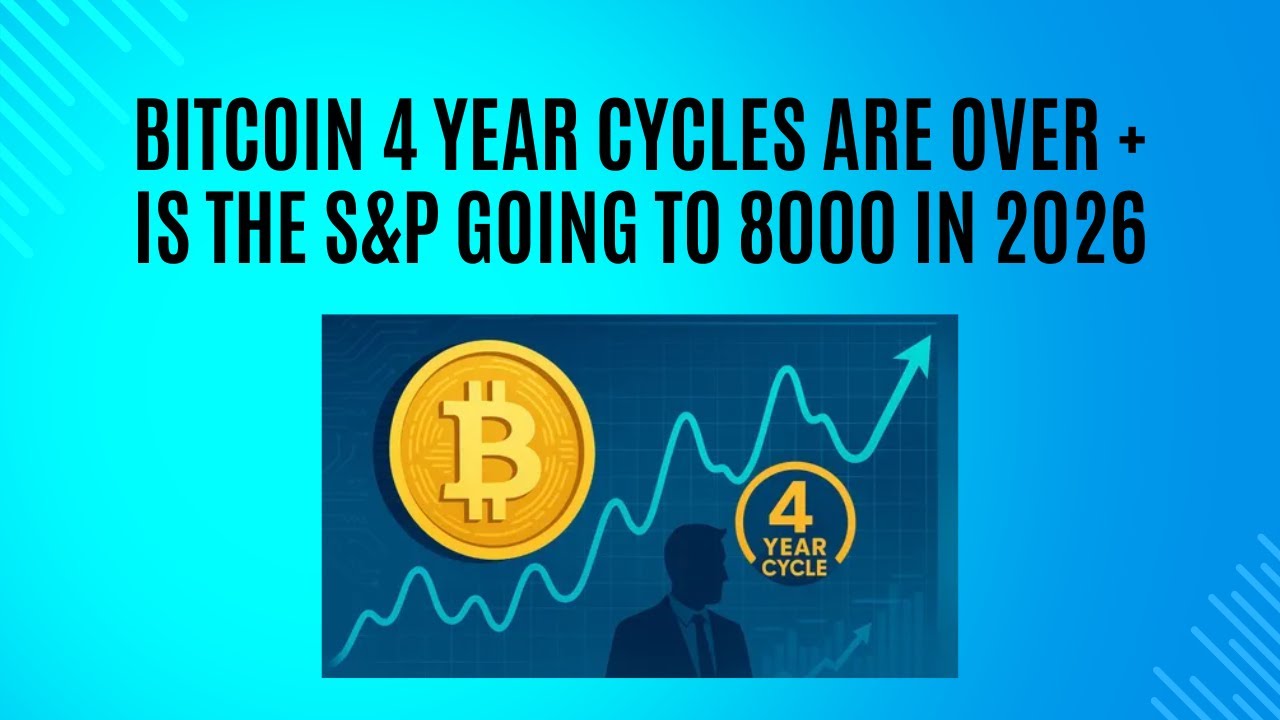 Четырехлетние циклы Биткоина завершились + Достигнет ли S&P 8000 в 2026 году?