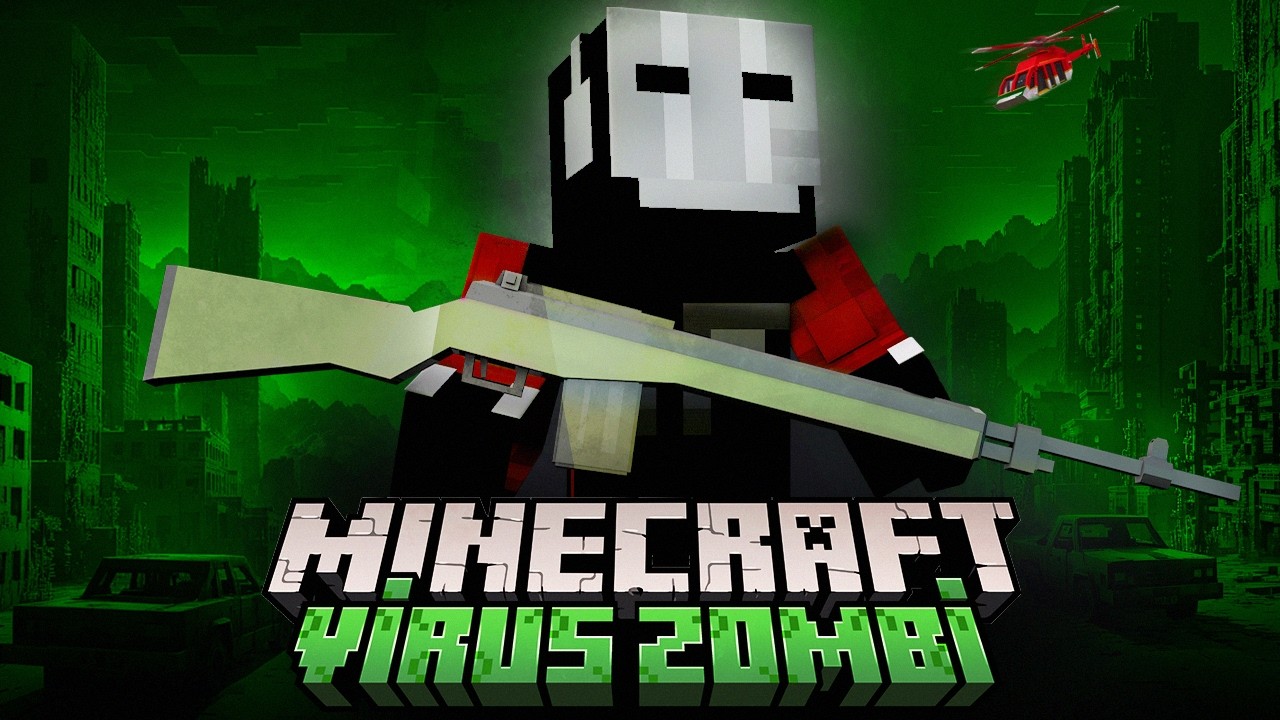 Minecraft ZOMBİ KIYAMETİNDE Hayatta Kalıyorum - Film Tadında