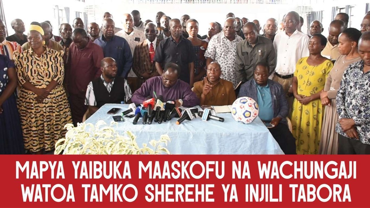 MAASKOFU NA WACHUNGAJI WATOA TAMKO KUZUIWA KWA SHEREHE YA INJILI TABORA