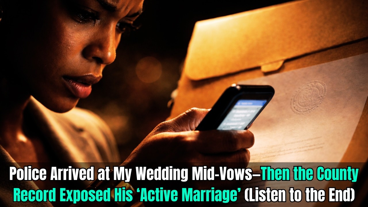 At Our Wedding, the Projector Turned On — And My Husband’s Secret Was on the Screen
