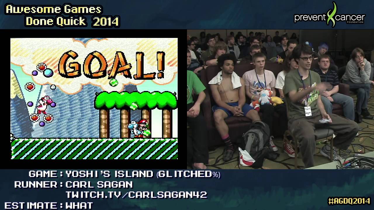 Yoshi's Island Glitched% by Carlsagan42 - AGDQ 2014