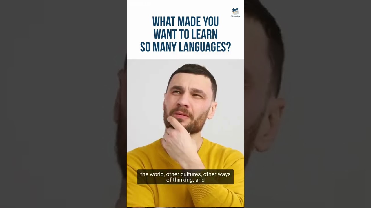 How learning languages can change your life! 🤩 #polyglot #languagelearning #shorts #glossika