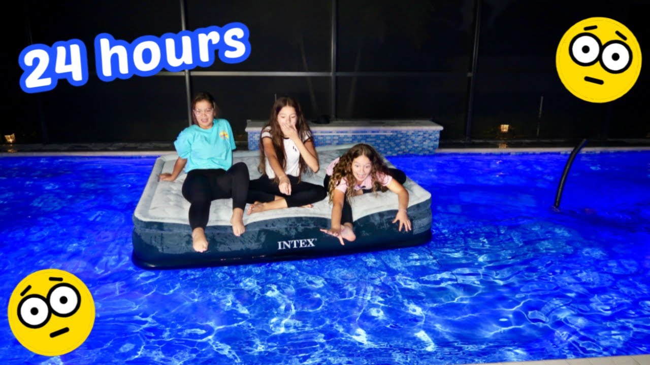 24 Hours OVERNIGHT OUTSIDE / POOL | SISTER FOREVER