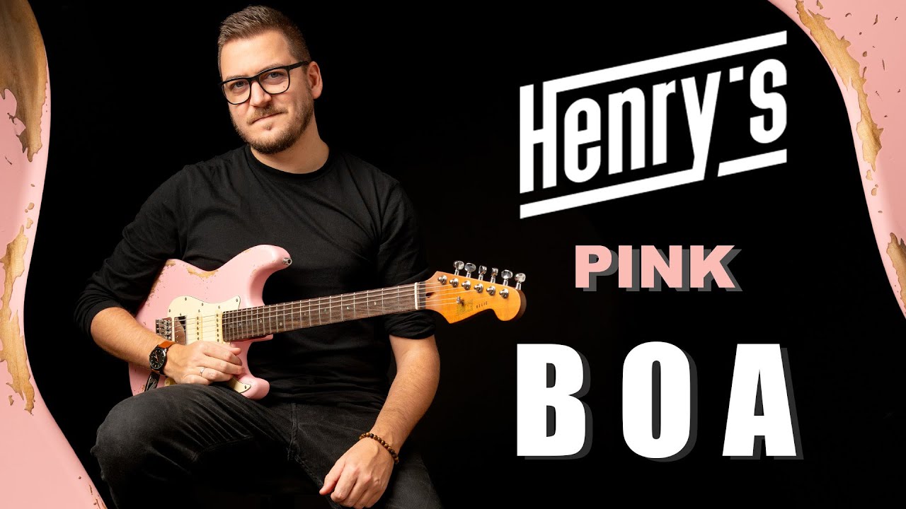 Kiváló gitár Csehországból - Henry's Music Pink Boa bemutató ( ENG subs )