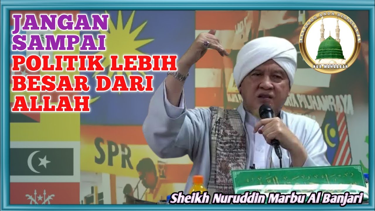 Akidah kita jangan mudah goyang | Syeikh Nuruddin Marbu Al banjari
