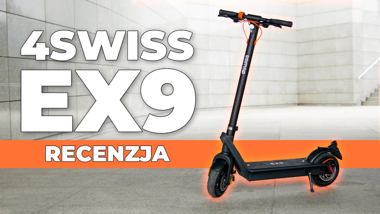 4Swiss EX9 - recenzja hulajnogi elektrycznej która sprawdzi się w każdych warunkach