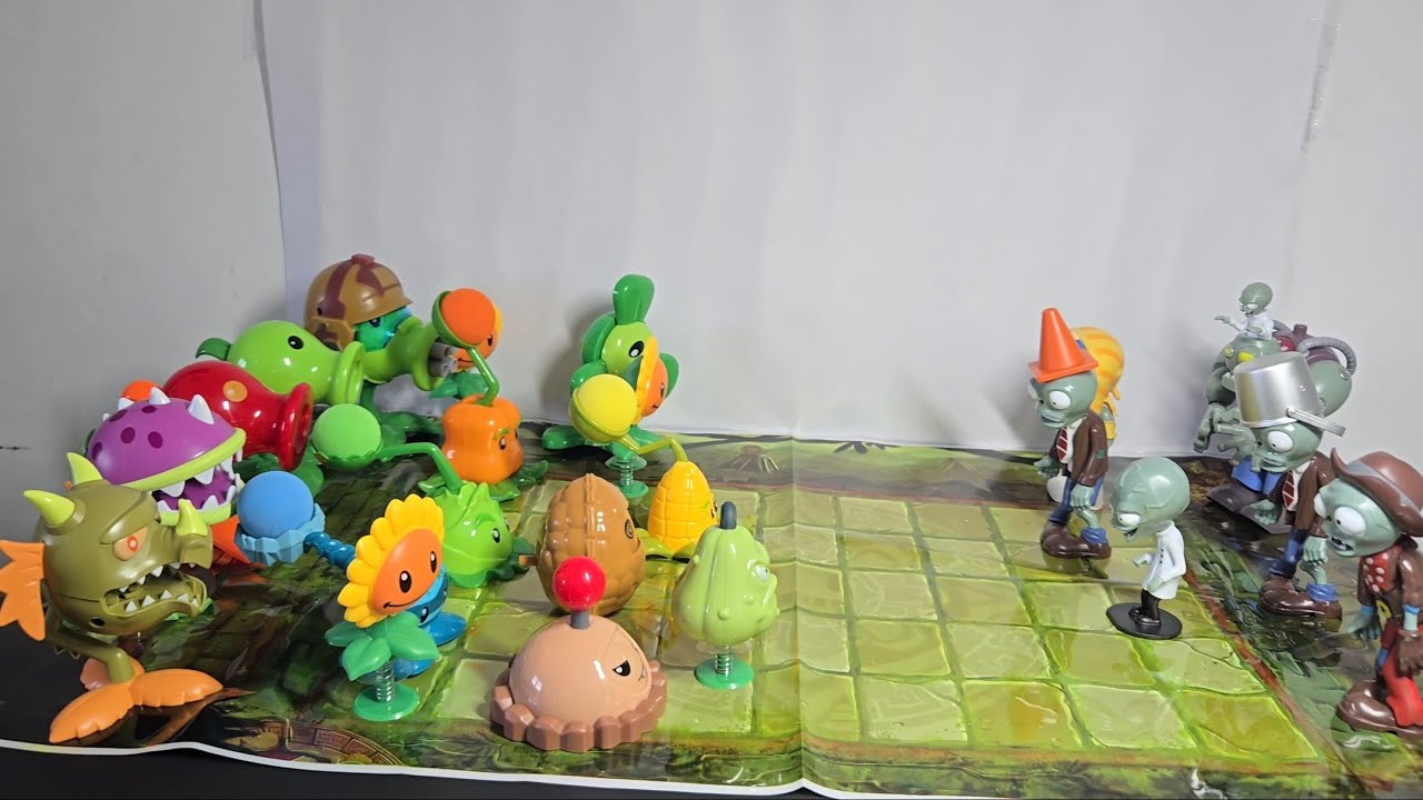 Unboxing plantas vs zombies - plants vs zombies unboxing