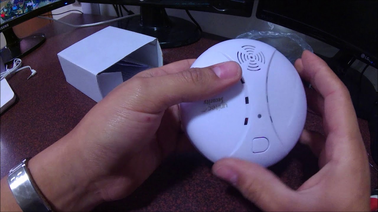 DETECTOR DE HUMO Y TEMPERATURA INALAMBRICO 433MHz
