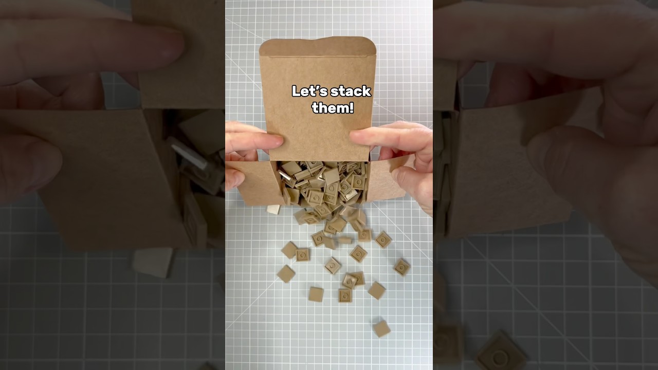 Lego Pick a Brick Box Hack: Stacking Flat Tiles