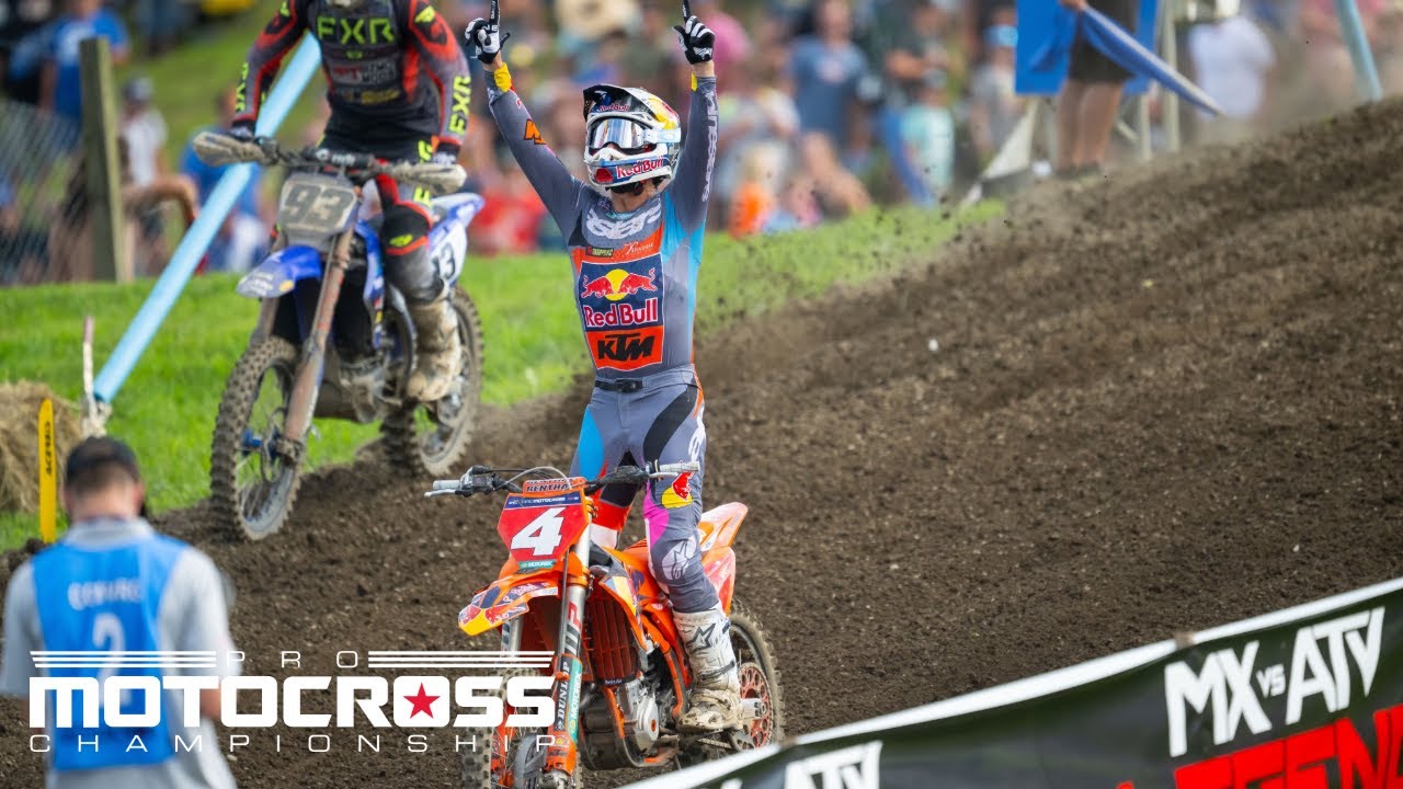 Pro Motocross 450 Class Highlights | Unadilla National 2024