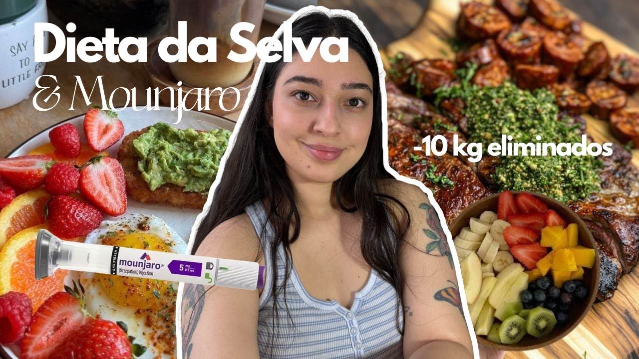 2ª semana com  Mounjaro | O que é DIETA DA SELVA? | - 10KG | minhas refeições