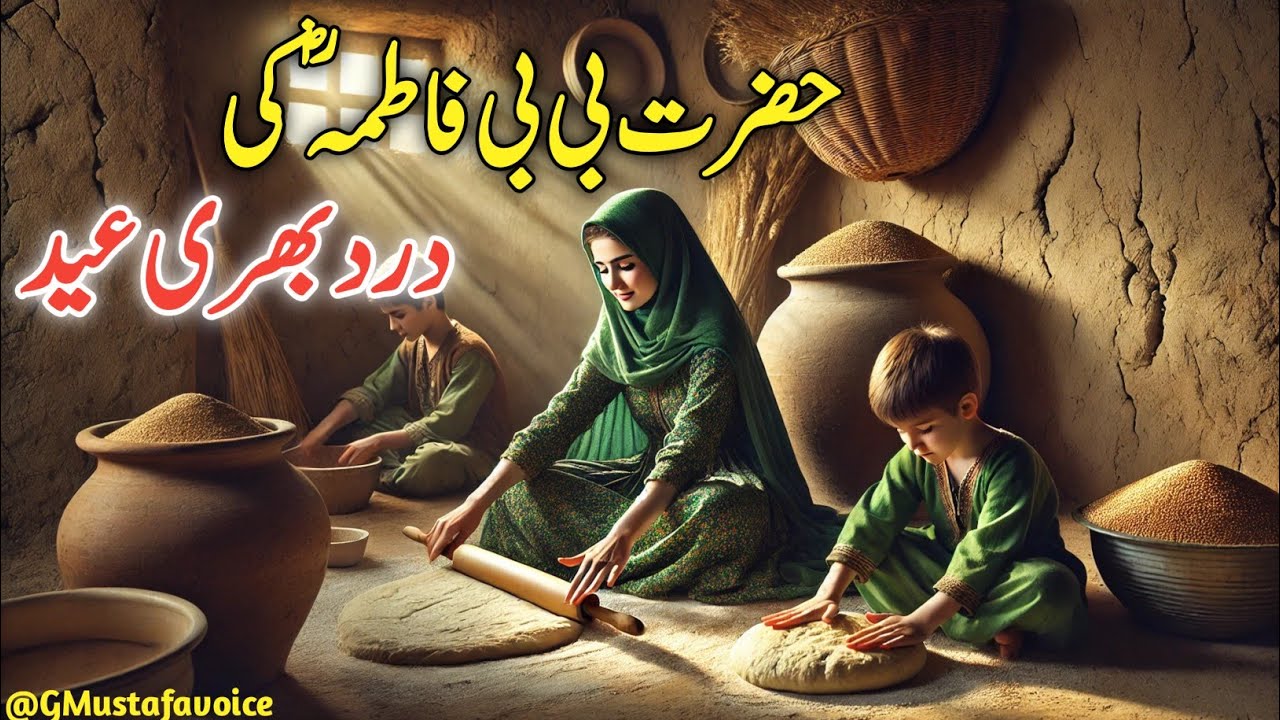 Bibi Fatima RA aur Imam Hassan o Hussain ki Dardhari Eid | Muhammad saw ki eid | GMustafa Voice