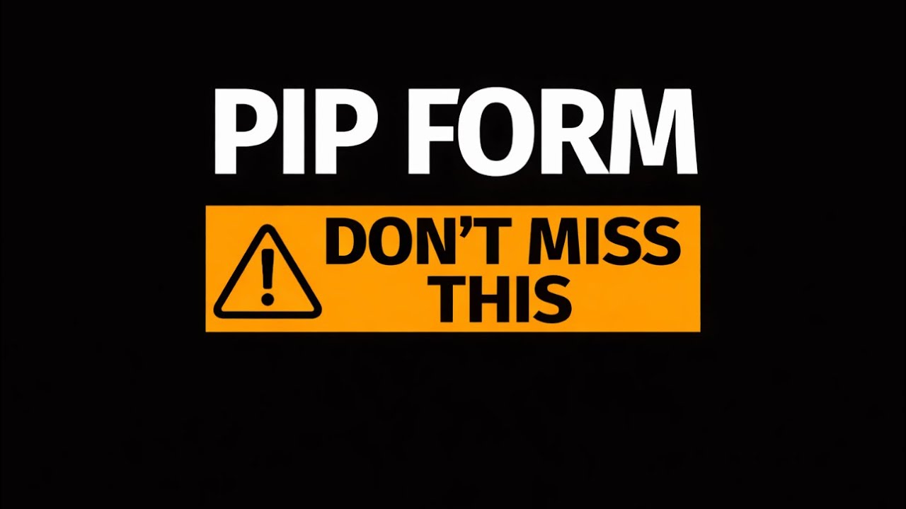 Не пропустите эти разделы формы PIP.