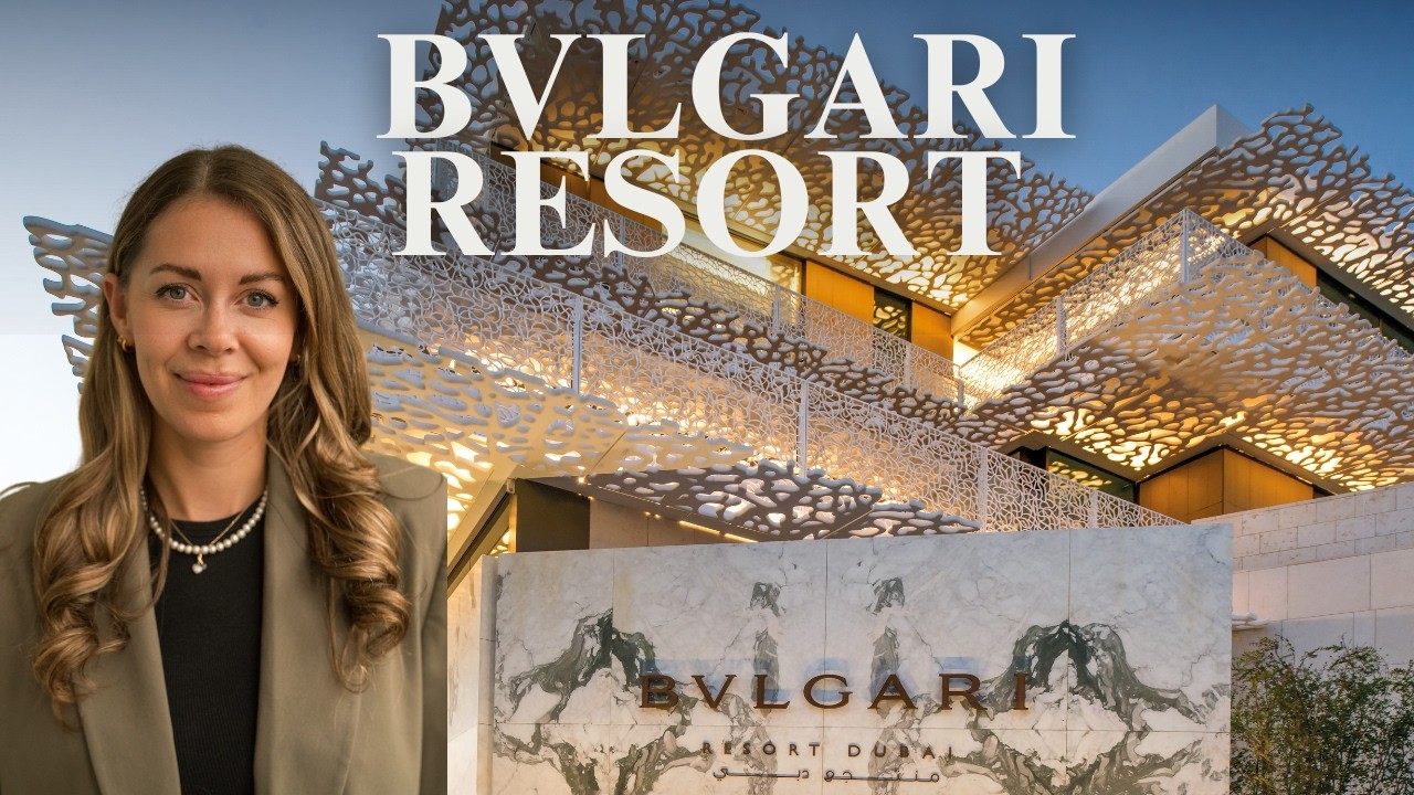 Экскурсия по самому роскошному отелю Дубая | Полный обзор Bvlgari Resort Dubai