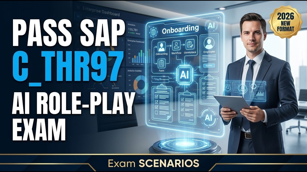 Сдача сертификации SAP C_THR97 2026 | Ролевые сценарии экзамена по SAP SuccessFactors Onboarding ...