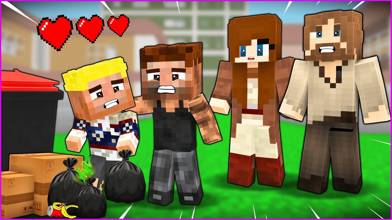 ÇÖPÇÜ AİLE, ALİ VE EFEKAN'I EVLAT EDİNDİ! 🥰 - Minecraft