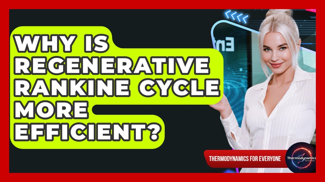 Why Is Regenerative Rankine Cycle More Efficient? - Thermodynamics For Everyone