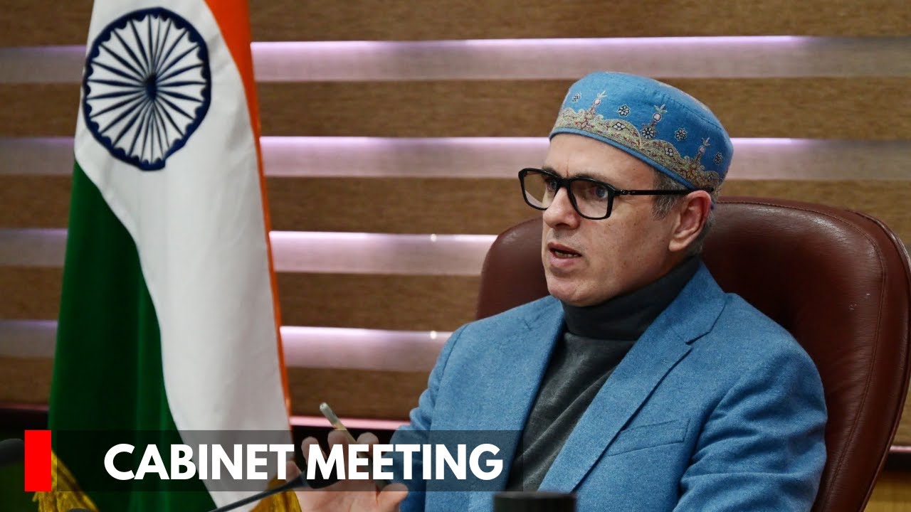CM Omar Abdullah to Chair Key Cabinet Meeting Today