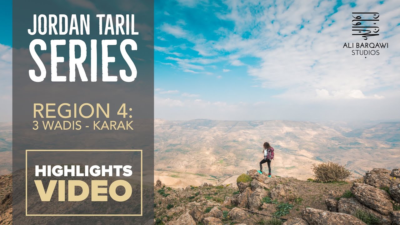 HIKING JORDAN TRAIL SERIES: Region 4 / From Three Wadis to Karak (Highlights Video)