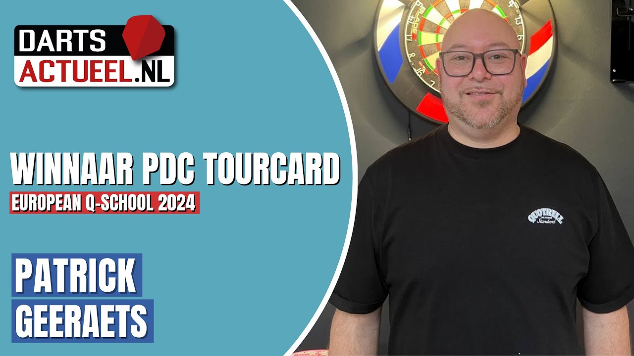 Patrick Geeraets verraste op Q-School met tourkaart: 'Het was een uit de hand gelopen grap'