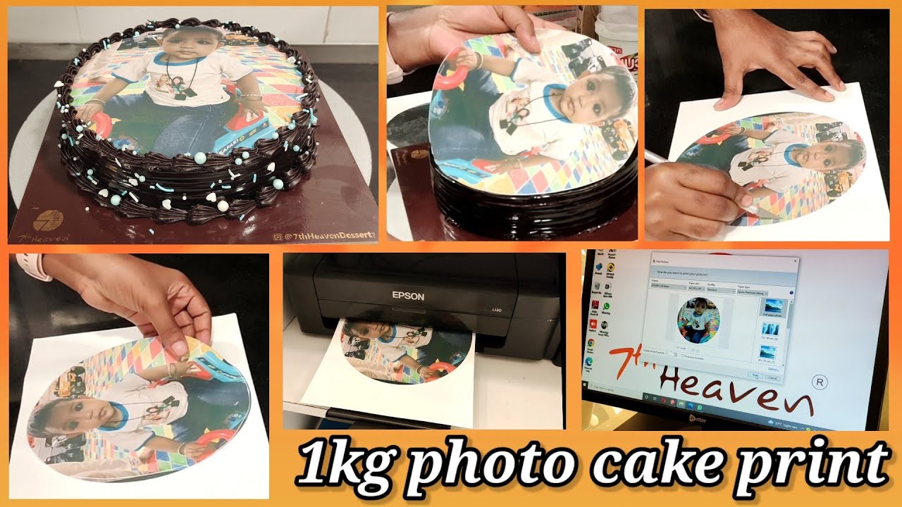 photo cake | photo cake print | photo print cake round shape | chocolate photo cake