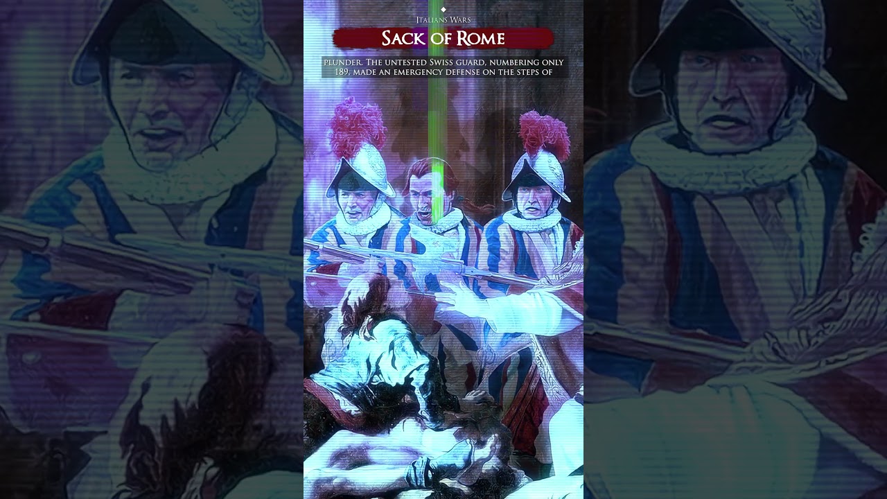 Sack of Rome 1527 #shorts #swissguard #swiss #fypシ゚ #fyp #military #rome #history #war #tactical