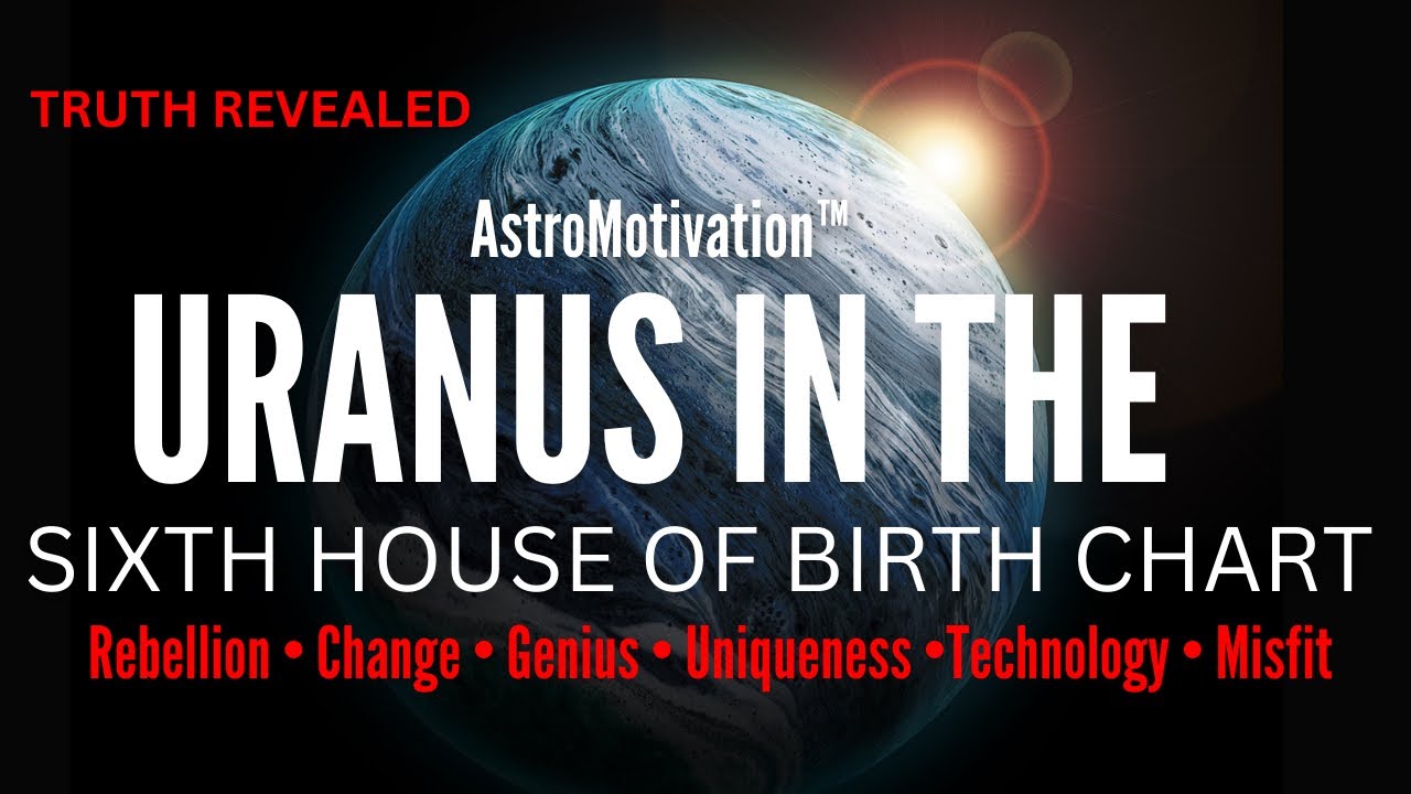 Uranus in the 6th House of Birth Chart | Unique Service and Daily Life! #astrology #zodiac
