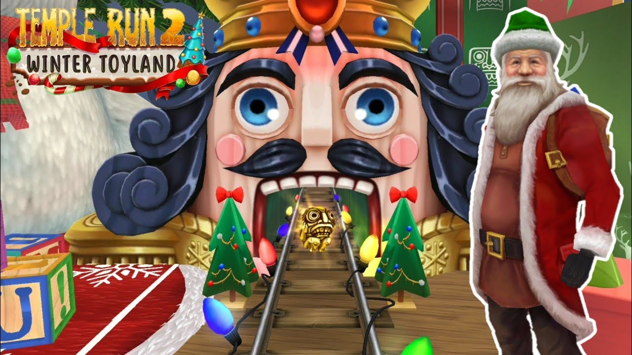 Santa Claus Run in Winter Toyland Celebrate the Holidays Temple Run 2