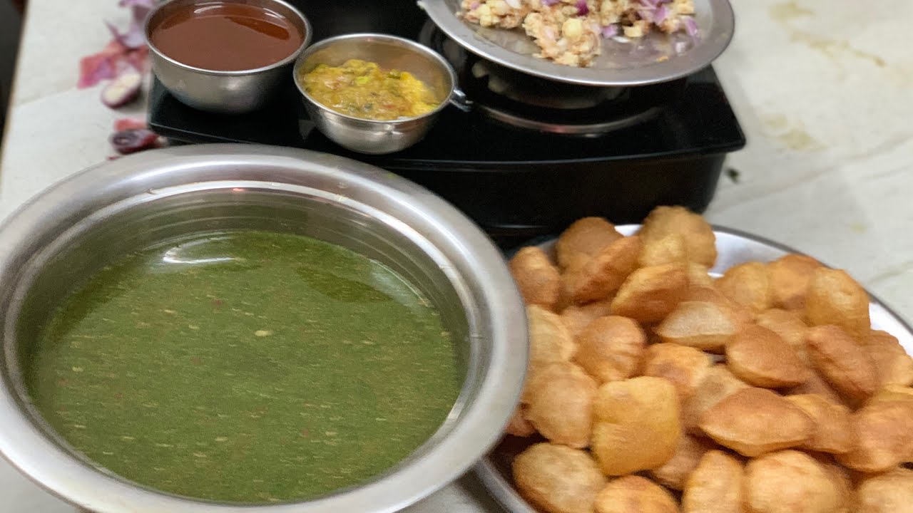 सिर्फ़ 5 मिनट में  सीखो ठेले वाला पानीपूरी का पानी सीक्रेट है  मसला क्या होता है🤫Golagappe ka Pani 