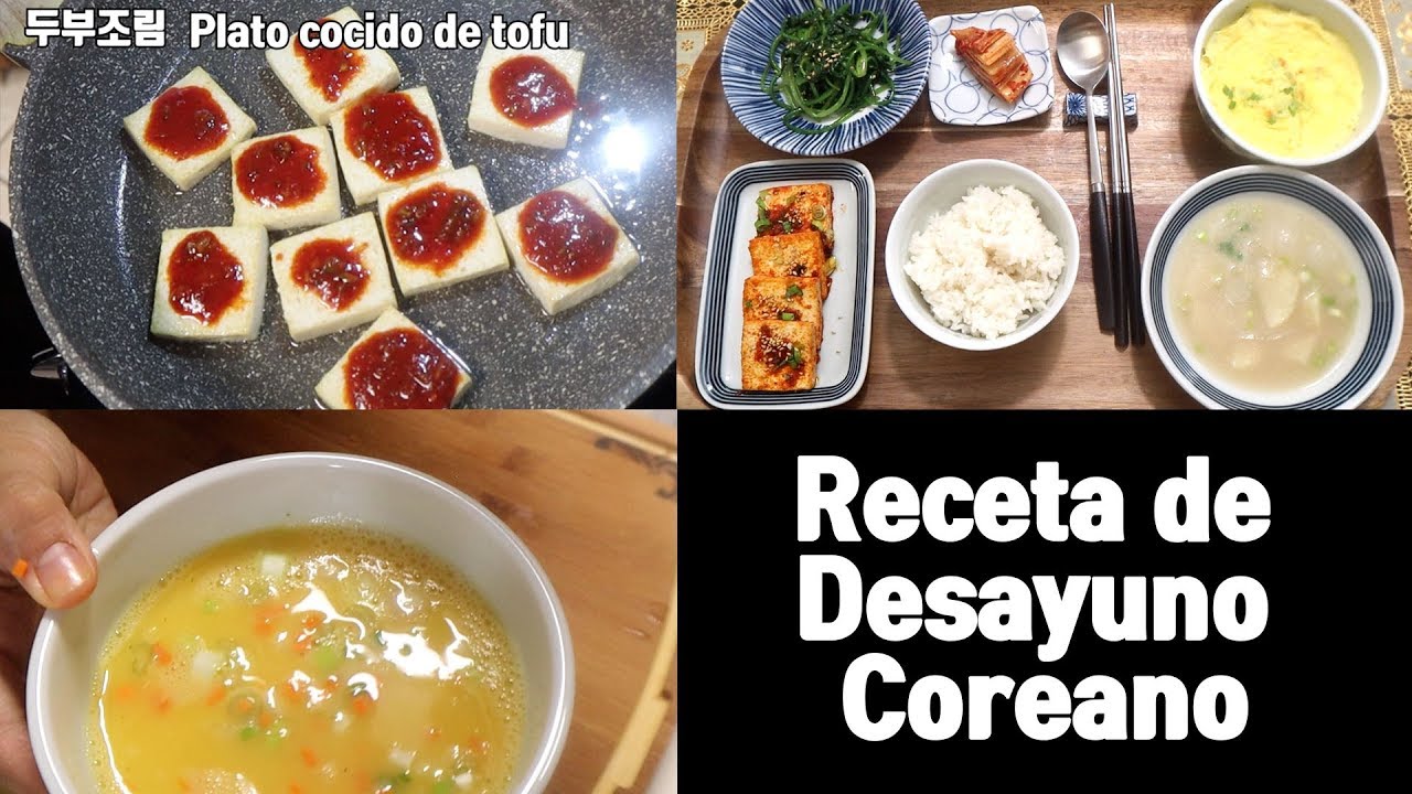 Como hacer desayuno coreano Receta de banchan en español. desayunos saludables y para veganos