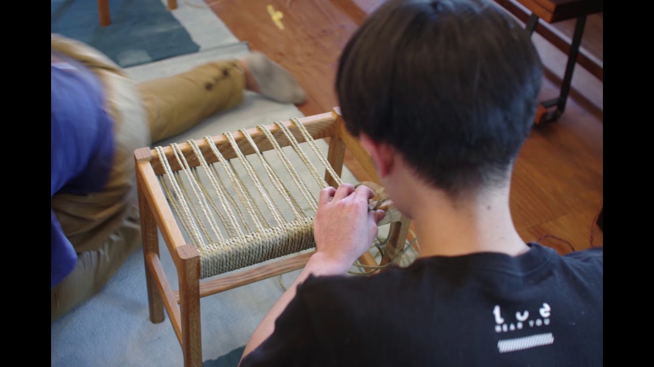 スツール座編みワークショップ @CLASSTA（2018.04.21）