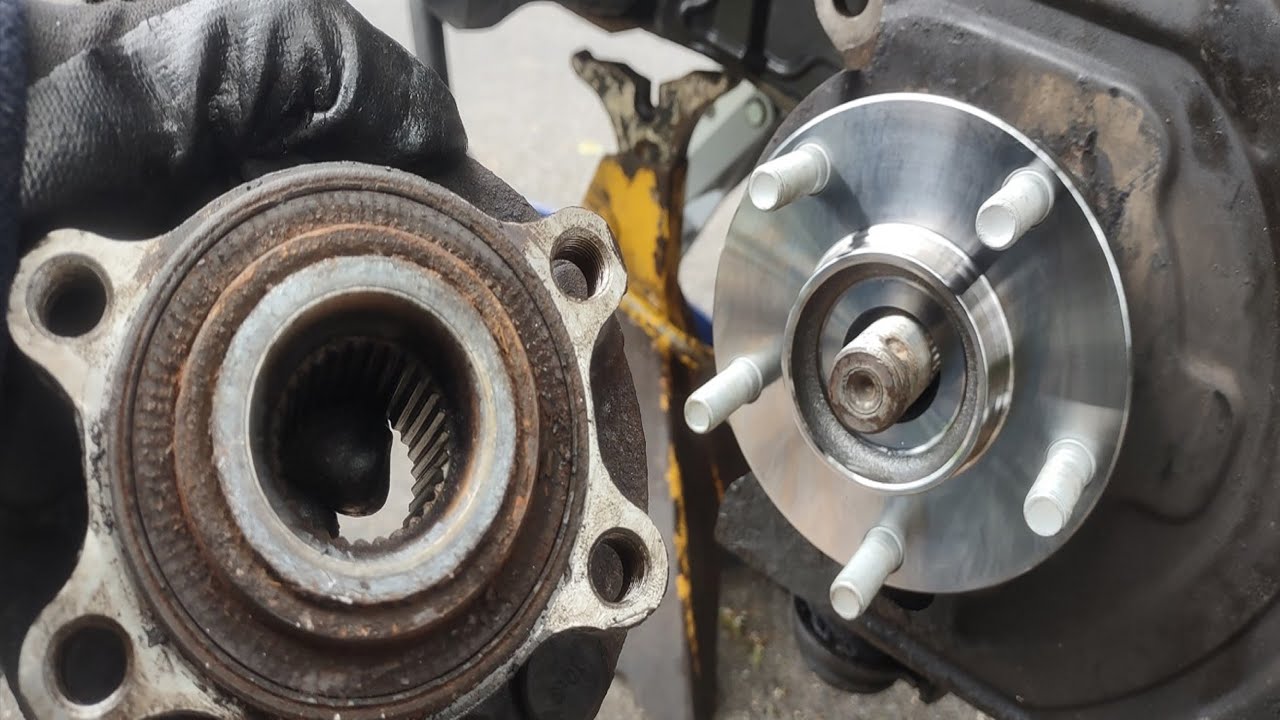 2008 2012 nissan rogue 2.5 wheel bearing sensor de ABS disco y pastillas