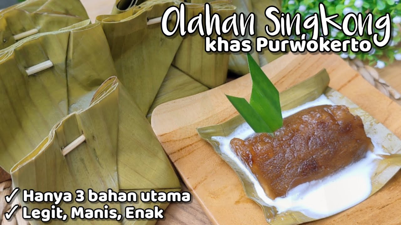 OLAHAN SINGKONG KHAS PURWOKERTO, HANYA 3 BAHAN UTAMA JADI LEGIT MANIS DAN ENAK
