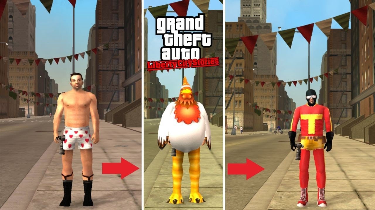 Cara Mendapatkan Outfits Dari - Side Mission GTA LCS