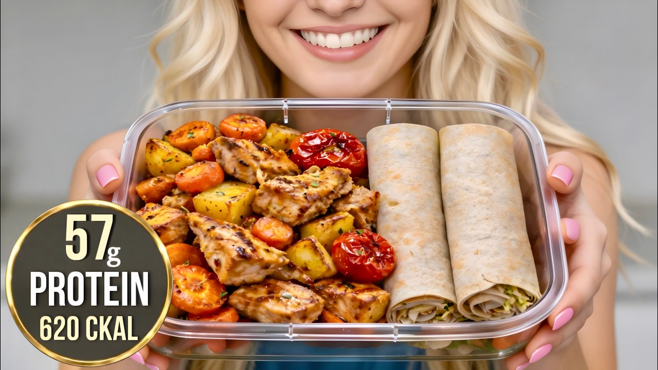 High Protein Chicken & Potato Meal Prep – 57g Per Serving