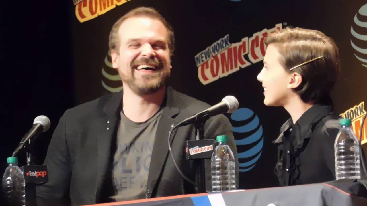 Stranger Things Panel FULL (Millie Bobby Brown, David Harbour @ NYCC 2016)
