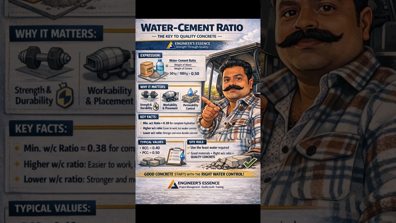 Basic steps in concrete making 