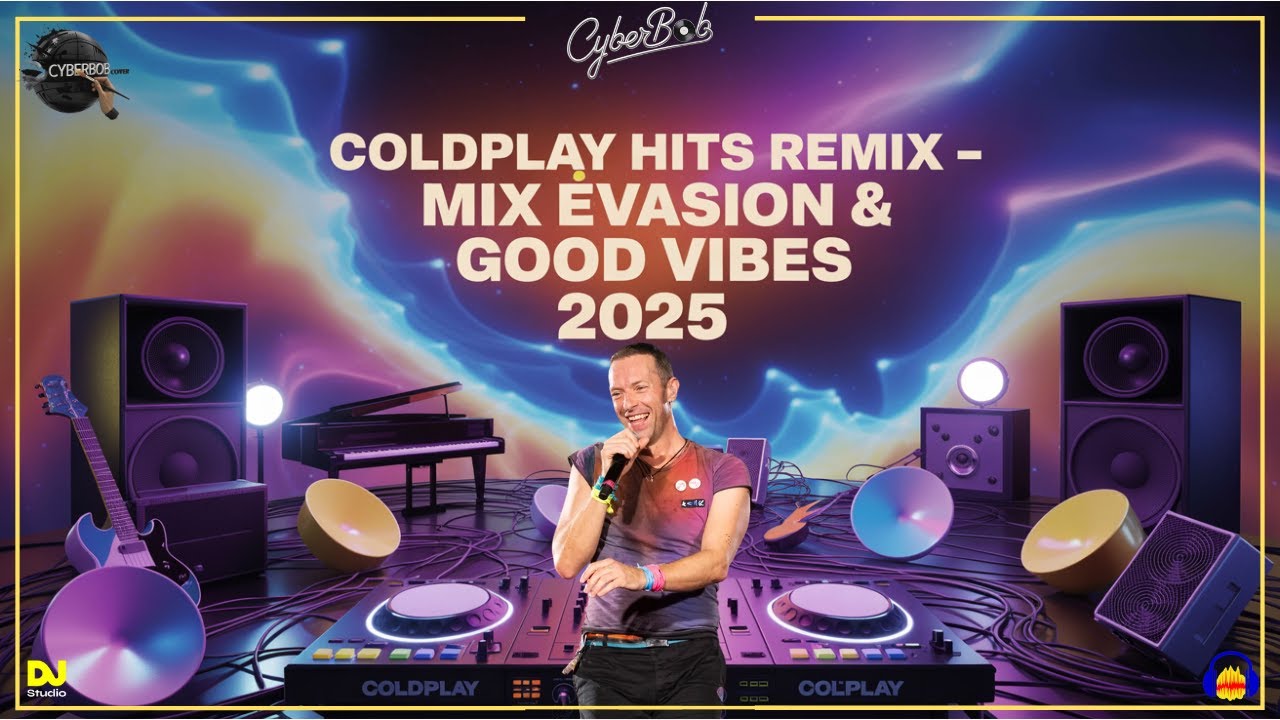 🎧 Coldplay Hits Remix  Mix Évasion  Good Vibes 2025 🔥