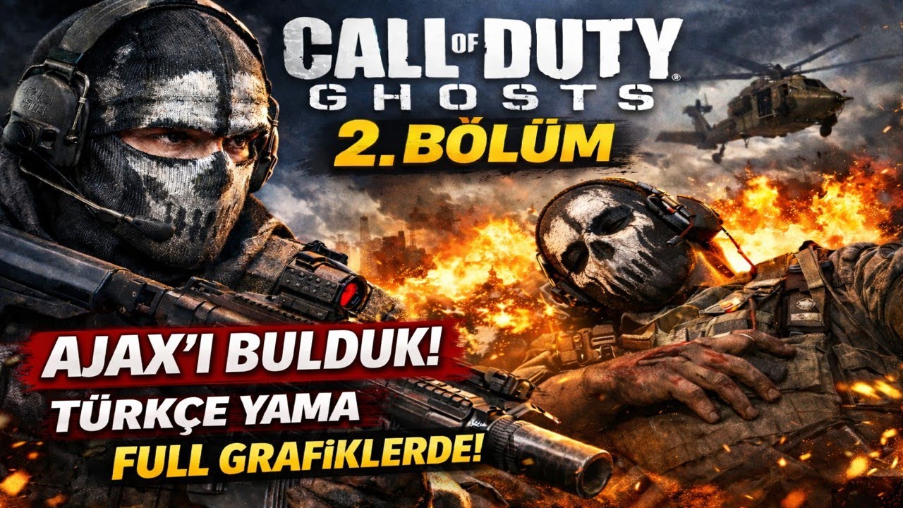 BU BÖLÜM ÇOK AĞIR… AJAX GERÇEĞİ ORTAYA ÇIKIYOR | TÜRKÇE YAMA|CALL OF DUTY GHOSTS 2. BÖLÜM #gameplay