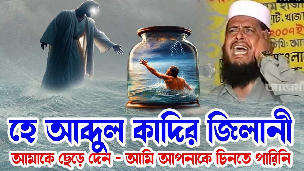 হে আব্দুল কাদের জিলানী আমি আপনাকে চিনি।তোফাজ্জল হোসেন ভৈরবী । tofazzal hossain bhairovi | Bangla Waz